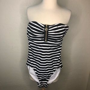 Michael Kors Striped Swimsuit